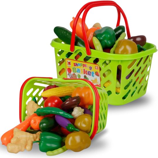 Set De Juguetes Liberty Imports 38 Piezas De Frutas Y Verduras