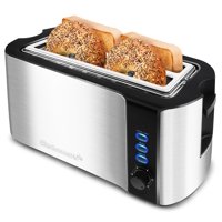 Tostadora Elite Gourmet Ect-3100 Ranura Larga 4 Rebanadas