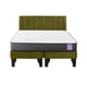 thumbnail image 1 of Cama Europea 2 Plazas + Respaldo Tubular Negro Verde, 1 of 3