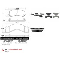 Pastillas Freno Para Auto C-Tek 102.07170