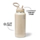 thumbnail image 2 of Botella de agua deportiva Takeya de 950 ml con tapa de pajilla aislada, 2 of 4