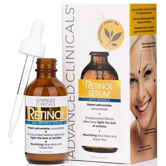 Sérum Advanced Clinicals Retinol de 50 ml para rostro antienvejecimiento