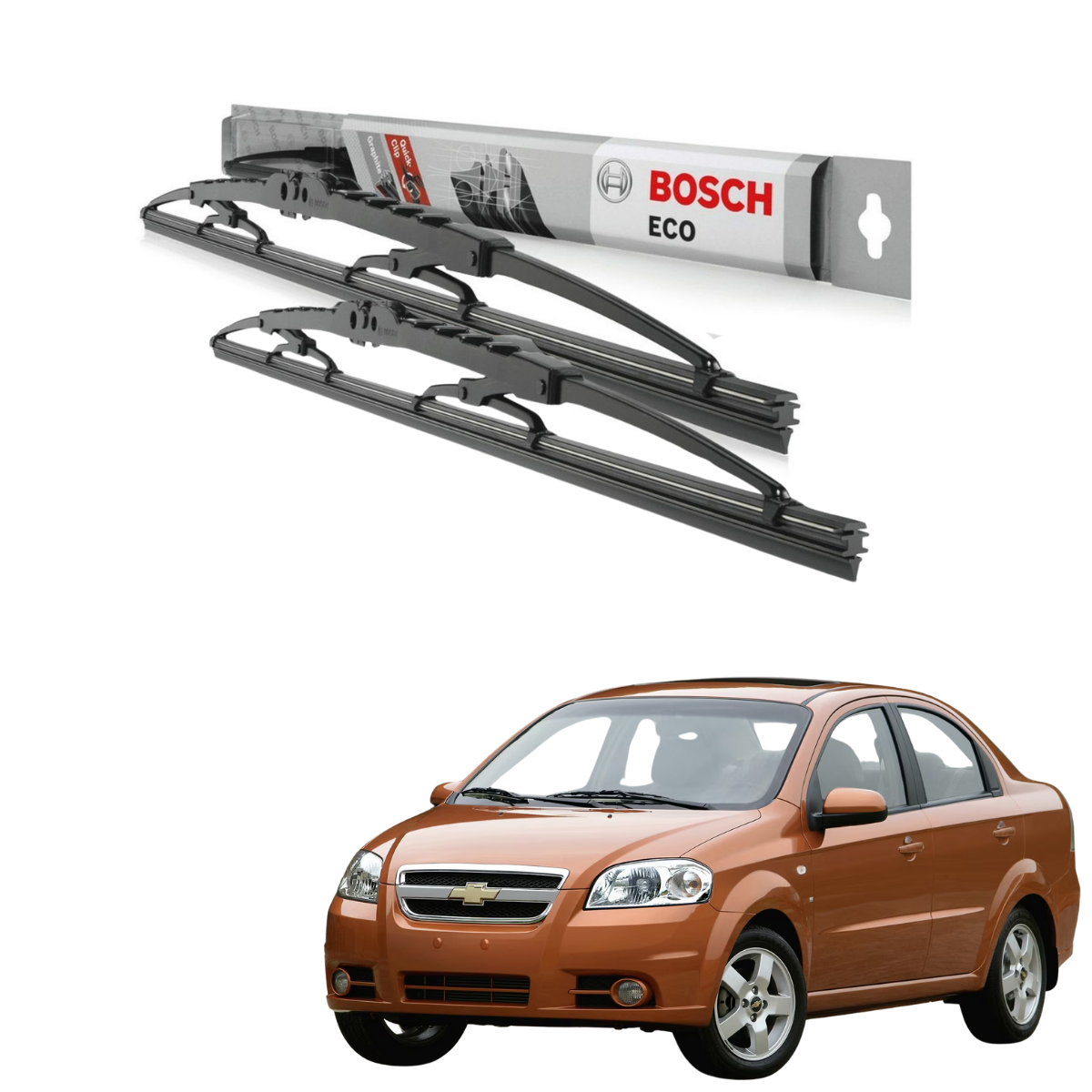 Plumillas Bosch Eco Para Chevrolet Aveo Sdn 2007-2016