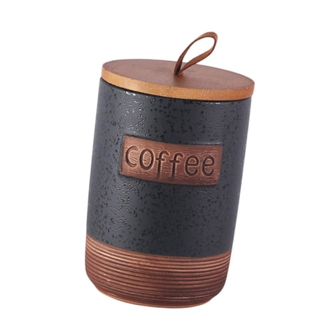 Bothyi - Contenedor De Almacenamiento De Cerámica, Tarro De Almacenamiento De Frijoles Para Dulces, Condimentos, Galletas, Café