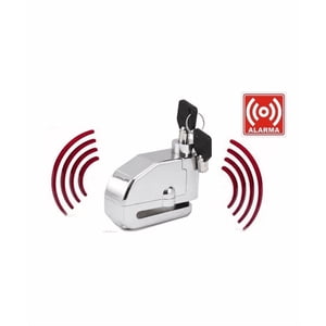 Genérico - Candado Freno Disco Moto Con Alarma 125Db