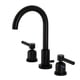 thumbnail image 1 of Grifo de baño Kingston Brass Concord FSC8920DL negro mate, 1 of 8