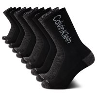 Calcetines Redondos Calvin Klein, Paquete De 10 Unidades, Para Hombre, Tallas 7 A 12, Color Negro