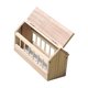 thumbnail image 4 of Comedero De Madera Para Palomas, 40cm, Menos Residuos, Dispensador De Alimentos Para Aves De Corral, Pollitos Y Pájaros, 4 of 5