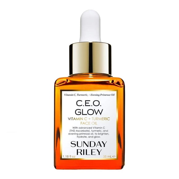 Aceite facial Sunday Riley C.E.O. Glow Vitamina C, cúrcuma, 35 ml