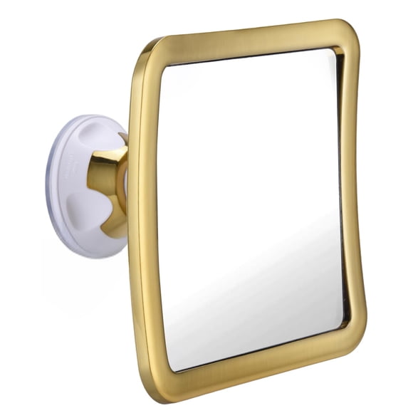 Espejo de Ducha MIRRORVANA 16 cm Dorado Antiempañante para Afeitado