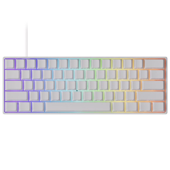 Teclado MONSGEEK FUN60 Pro 60 % Blanco ARGB 8 k Hz