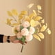 thumbnail image 1 of Beautiful Artificial Chrysanthemum Bouquet with Eucalyptus Leaves - Perfect for Home Decor, Weddings, and Holidays!, 1 of 5
