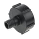 thumbnail image 2 of adaptador de tanque de agua ibc conector de tanque de agua de rosca gruesa montaje negro 20mm, 2 of 6