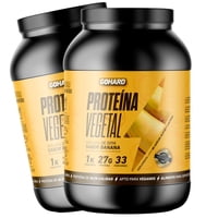 Gohard - Pack Proteinas Vegetales 2Kg En Total 66Sv Platano