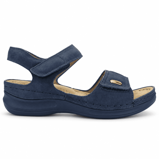 Sandalia Chalada Mujer Kon-15 Azul Comfort