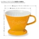 thumbnail image 3 of Goteador de café Creano XXL de porcelana cerámica color azafrán, 3 of 8