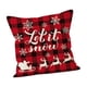 thumbnail image 1 of Funda De Almohada Navideña Con Cremallera De 18 X 18 Pulgadas Para Decoración Navideña De Sala De Estar, 1 of 3
