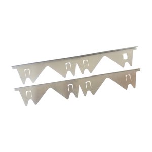 Bothyi - Estufas De Acero Inoxidable Cubre Huecos Sella Relleno De Huecos Protectores Laterales Estufas Cubierta Plateada