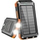 thumbnail image 1 of Cargador Solar Portátil 20000Mah Linterna A Prueba De Agua Y Polvo Naranjo, 1 of 9