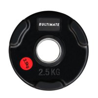 Ultimate Fitness - Disco Olímpico Engomado Con Agarres 2.5 Kg