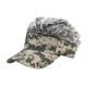 thumbnail image 3 of Gorra De Béisbol Para Hombre, Pelo Falso, Sombrero De Golf, Visera, Peluca, Sombrero, Caqui + Peluca Gris, 3 of 5