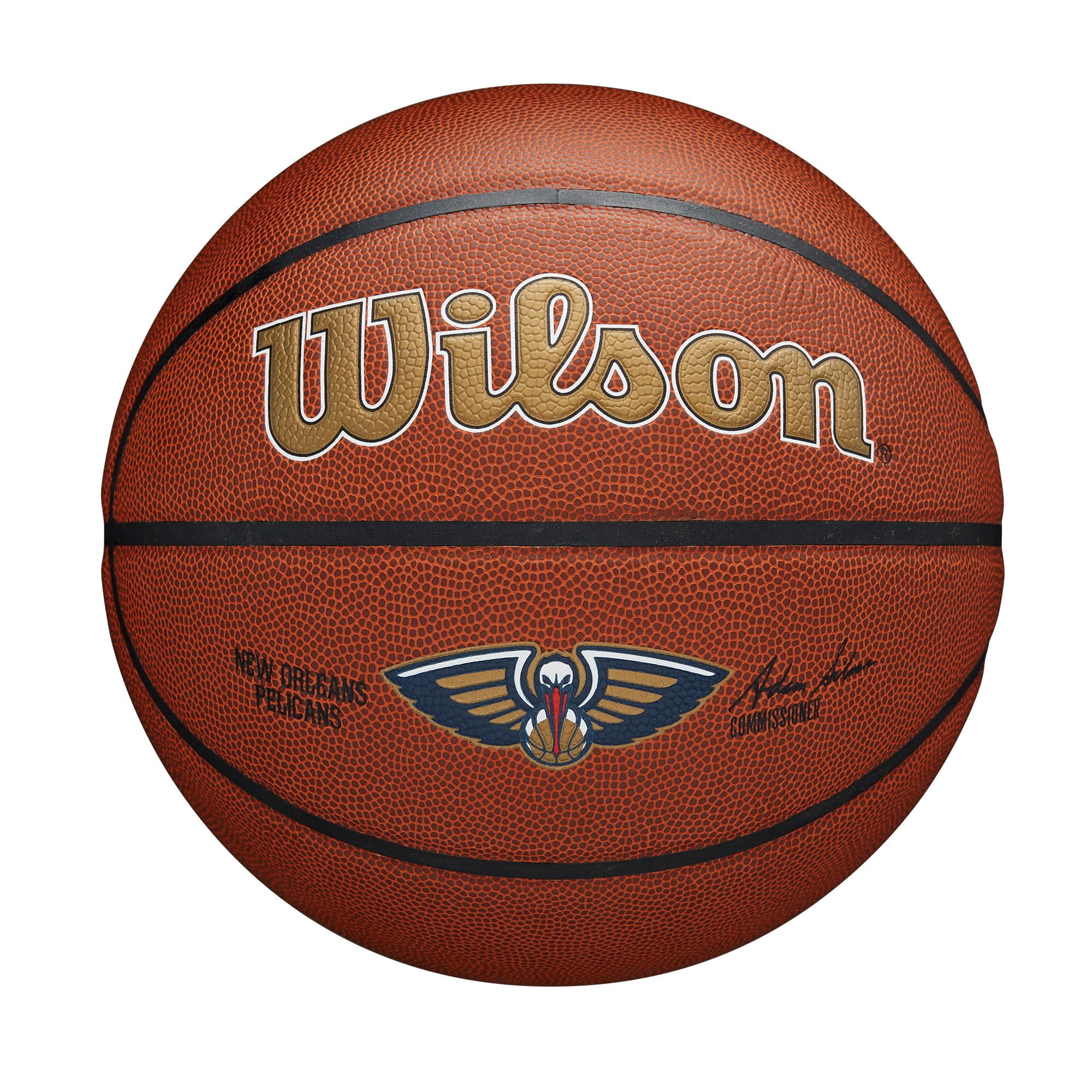 Balón De Baloncesto Wilson Nba Alliance New Orleans Pelicans Talla 7 75 Cm