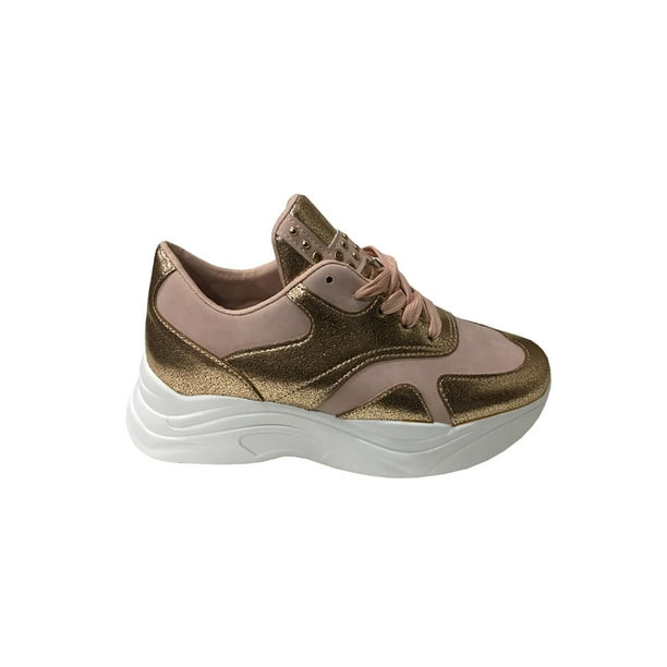 Zapatilla Ecocuero Zax10 Rosado Mujer