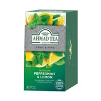 Ahmad Infusión Menta Y Limón 20 Bolsitas