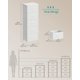 thumbnail image 5 of Cómoda SONGMICS para Dormitorio, Cajonera de Acero y MDF, 5 Cajones de Tela No Tejida, Organizador de Almacenamiento, Armario, Entrada, Blanco Nube y Blanco Nieve ULGS315W01S, 5 of 6