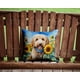 thumbnail image 2 of Cojín Sunflowers Goldendoodle, 2 of 6