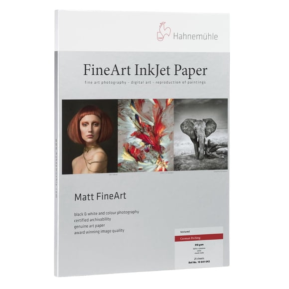 Papel Digital Hahnemuhle German Etching 310gr A2 25 Hojas