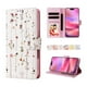 thumbnail image 5 of FOXDOCK Funda Tipo Cartera Floral para iPhone 16e ,Funda con Tapa de Cuero PU, Protección Antigolpes con Ranuras para Tarjetas y Soporte, 5 of 5