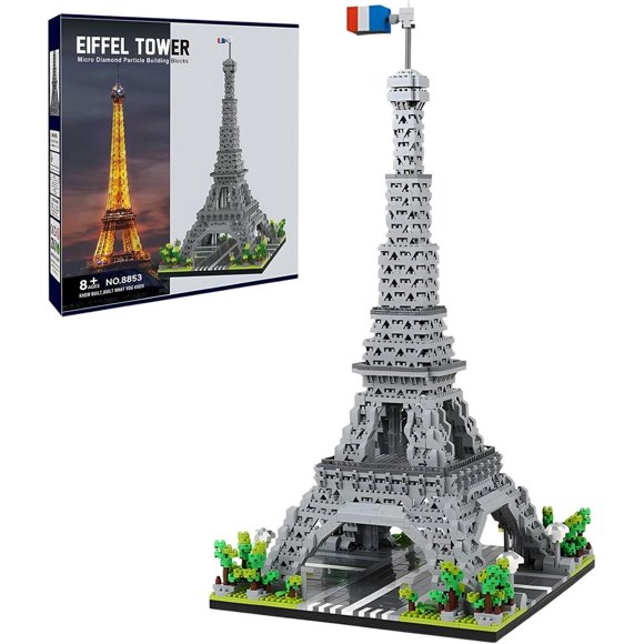 Bloques de Construcción Myth Qholve Modelo Torre Eiffel París 8853