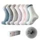 thumbnail image 1 of Calcetines Fuzzy Bulinlulu para madre, regalo para mujer, 7 pares, antideslizantes, 1 of 7
