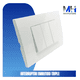 thumbnail image 2 of Interruptor Triple Embutido 10a Fenix 220v Plastico Blanco, 2 of 5