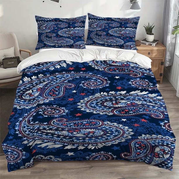 3pcs Starburst Decorative Bedding Set Duvet Cover and Pillowcase Set Soft and Comfortable