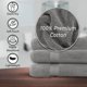 thumbnail image 2 of Juego de toallas KAHAF COLLECTION 61 × 122 cm (6 unidades) Gris claro, 2 of 6