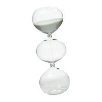 Bothyi - Temporizador De Arena Esférica Ornamento Creativo De Escritorio Para Decoración De Escritorio De La Oficina De La Oficina Arena Gris