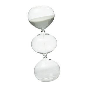 Bothyi - Temporizador De Arena Esférica Ornamento Creativo De Escritorio Para Decoración De Escritorio De La Oficina De La Oficina Arena Gris