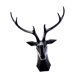 thumbnail image 2 of Figura Geométrica De Animal Con Escultura De Cabeza De Ciervo Para Sala De Vacaciones, Porche L Negro, 2 of 5