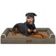 thumbnail image 1 of Cama para Perro NANUYA Ortopédica Impermeable XL 86x74 cm Marrón, 1 of 7