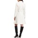 thumbnail image 3 of INSPIRE CHIC Abrigo de Guisante para Mujer Invierno Cuello Alto Abotonado Abrigos de Longitud Media con Cinturón XL Blanco, 3 of 6