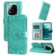 thumbnail image 4 of Funda tipo cartera FOXDOCK para Xiaomi Redmi Note 14 Pro 5G , diseño girasol en relieve, cuero PU, cierre magnético, soporte y tarjetero, 4 of 5