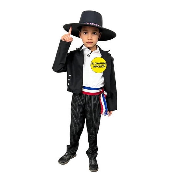 Conjunto Huaso Elegante Negro talla 10