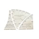 thumbnail image 5 of 3x Plantilla De Edredón De Curva Rápida Herramienta De Acolchado De Retazos De Corte 4,6x4,6 Pulgadas, 5 of 5