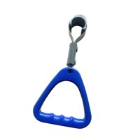 Magideal - Asidero Automotriz Con Forma De Triángulo, Anillo De Agarre Para Manillar Portátil, Asa Para Autobús, Montaje Cómodo, Accesorios Resistentes, Reemplaz Azul