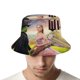 thumbnail image 4 of malo Sombrero bucket para adultos, gorra de protección solar, sombrero de pescador plegable para viajes al aire libre, pesca y actividades de verano, 4 of 6