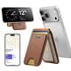 thumbnail image 1 of MagSafe Wallet ESR Geo con función Find My completa para iPhone 12+, color marrón, 1 of 9