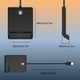 thumbnail image 2 of Lector de tarjetas inteligentes de contacto CAC Smart Card Cryptnox USB-C y A para Windows, Mac y Li, 2 of 9