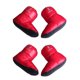 thumbnail image 2 of 2 Pares De Pantuflas Suaves De Plumón De Pato, Botines Cálidos De Invierno Para Tienda, Funda Para Zapatos, Rojo M, 2 of 5